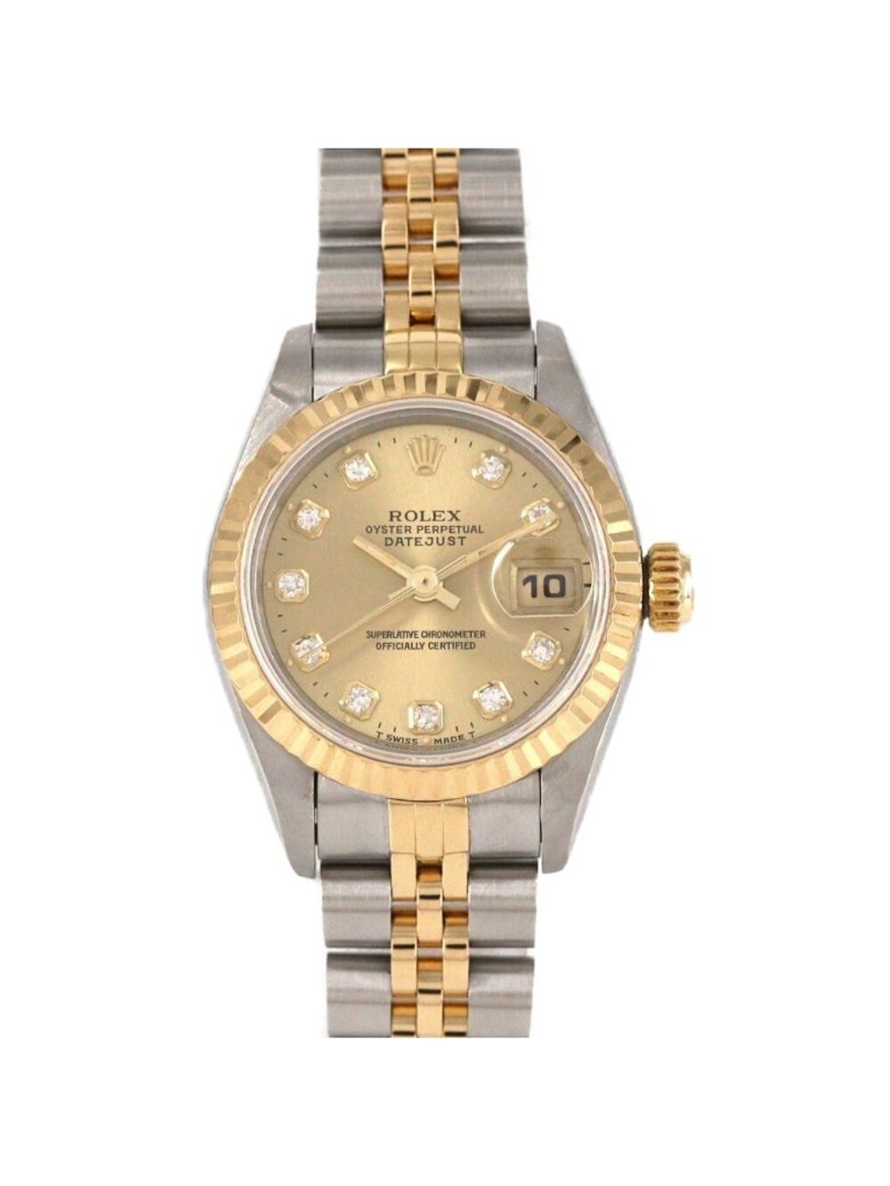 Rolex Datejust Stainless Steel Yellow Gold Automatic